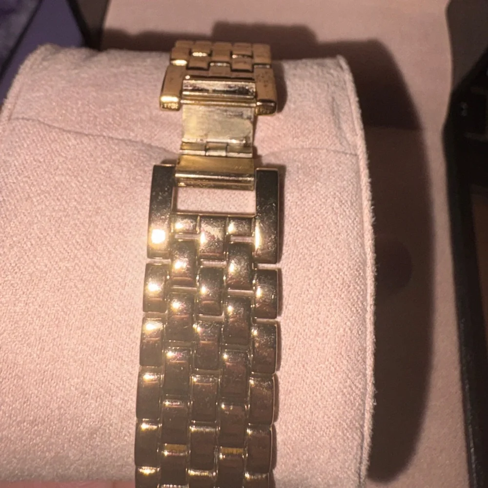 Gold-Tone Bracelet Watch With Star Accents - Picture 3 of 6